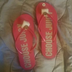 JUICY COUTURE flip flops 39/8